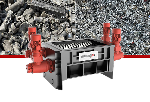 ENERPAT MSC-E1900 4軸アルミシュレッダー メーカー