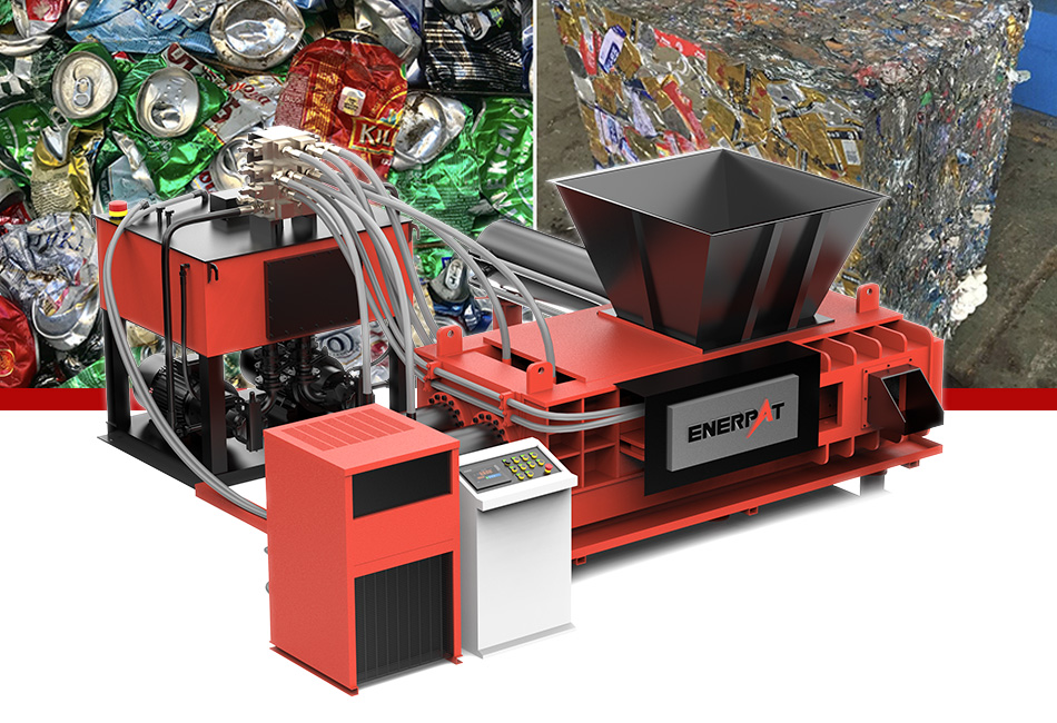 高性能ホッパー式自動金属ベーラー