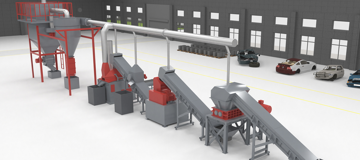 冷蔵庫リサイクルライン