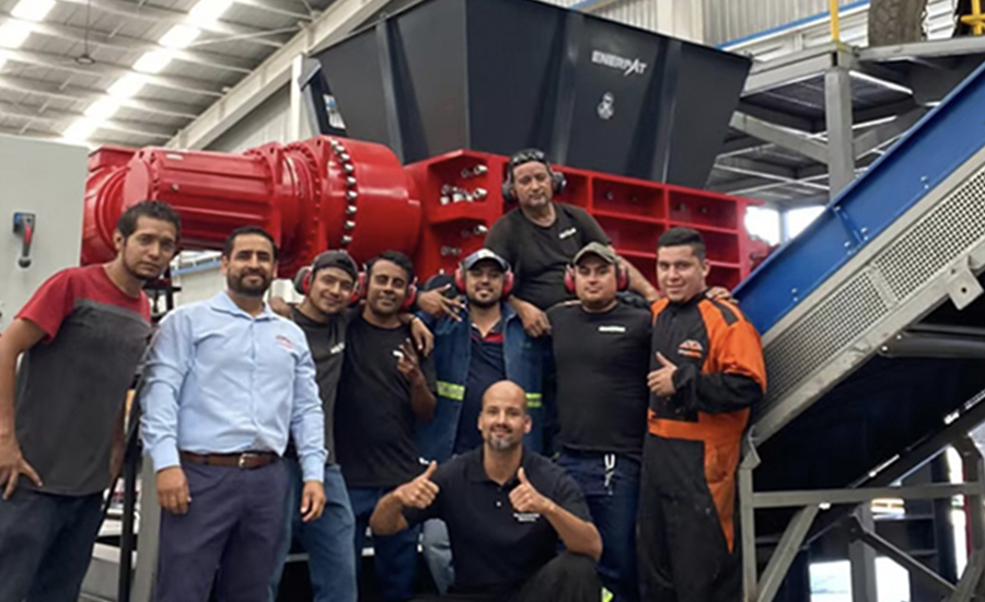 二軸アルミシュレッダー