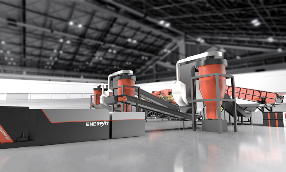 ハンマーミル破砕ライン