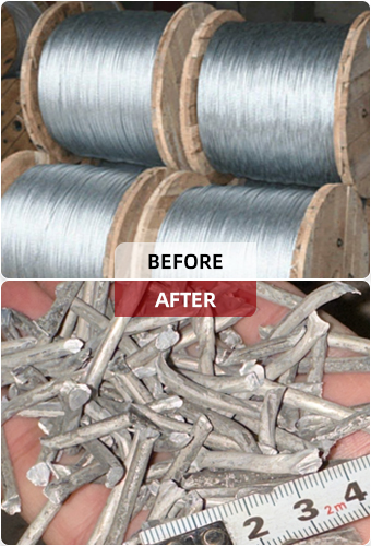 ACSRケーブルシュレッダーマシン