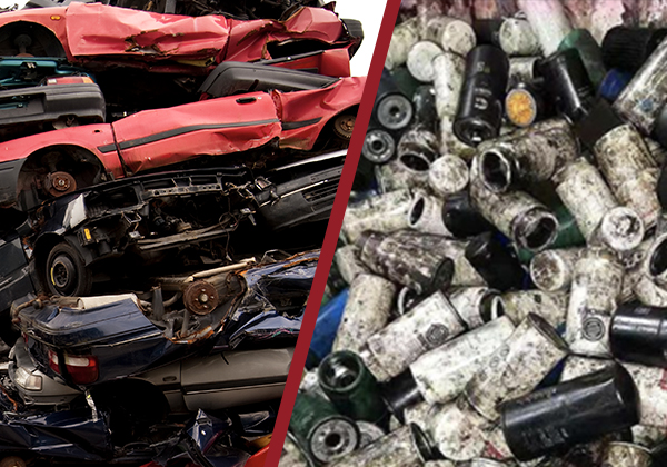 重金属シュレッダーで取り扱う物品