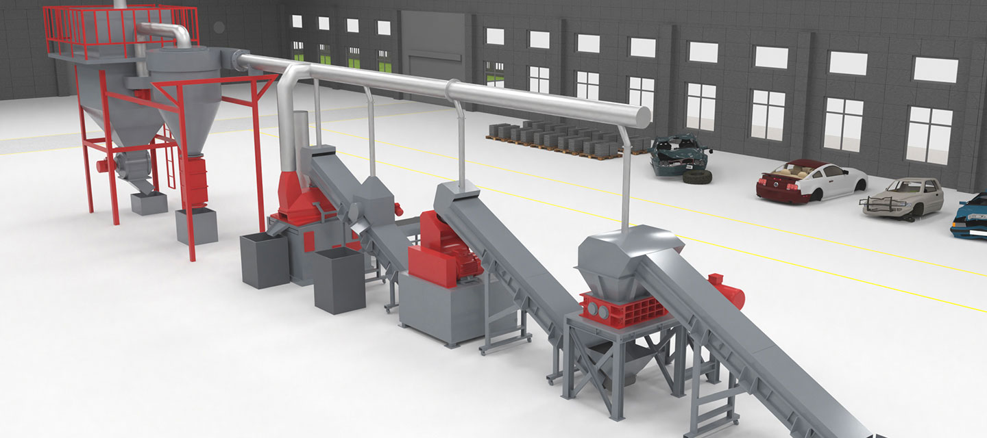 冷蔵庫リサイクルライン