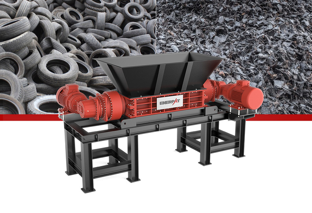 ENERPAT 二軸ゴムシュレッダー