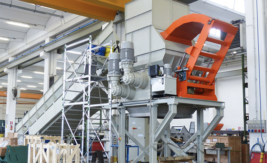 四軸シュレッダー