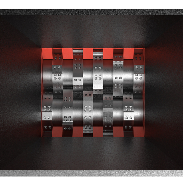 二軸油圧式鋼破砕機