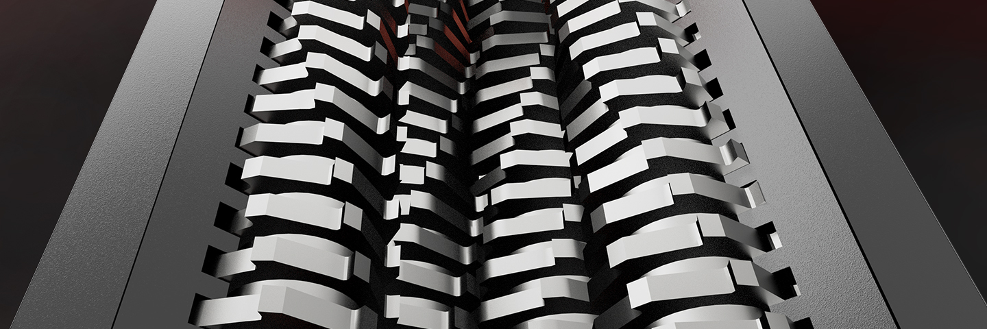 四軸シュレッダー