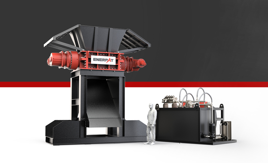 油圧デュアルシャーシュレッダー