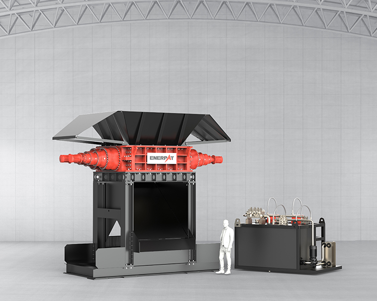 Double Shaft Hydraulic Steel Shredder
